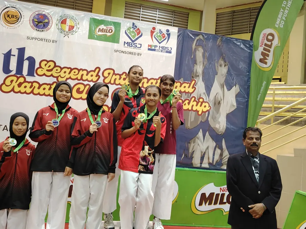 Karate championship medallists